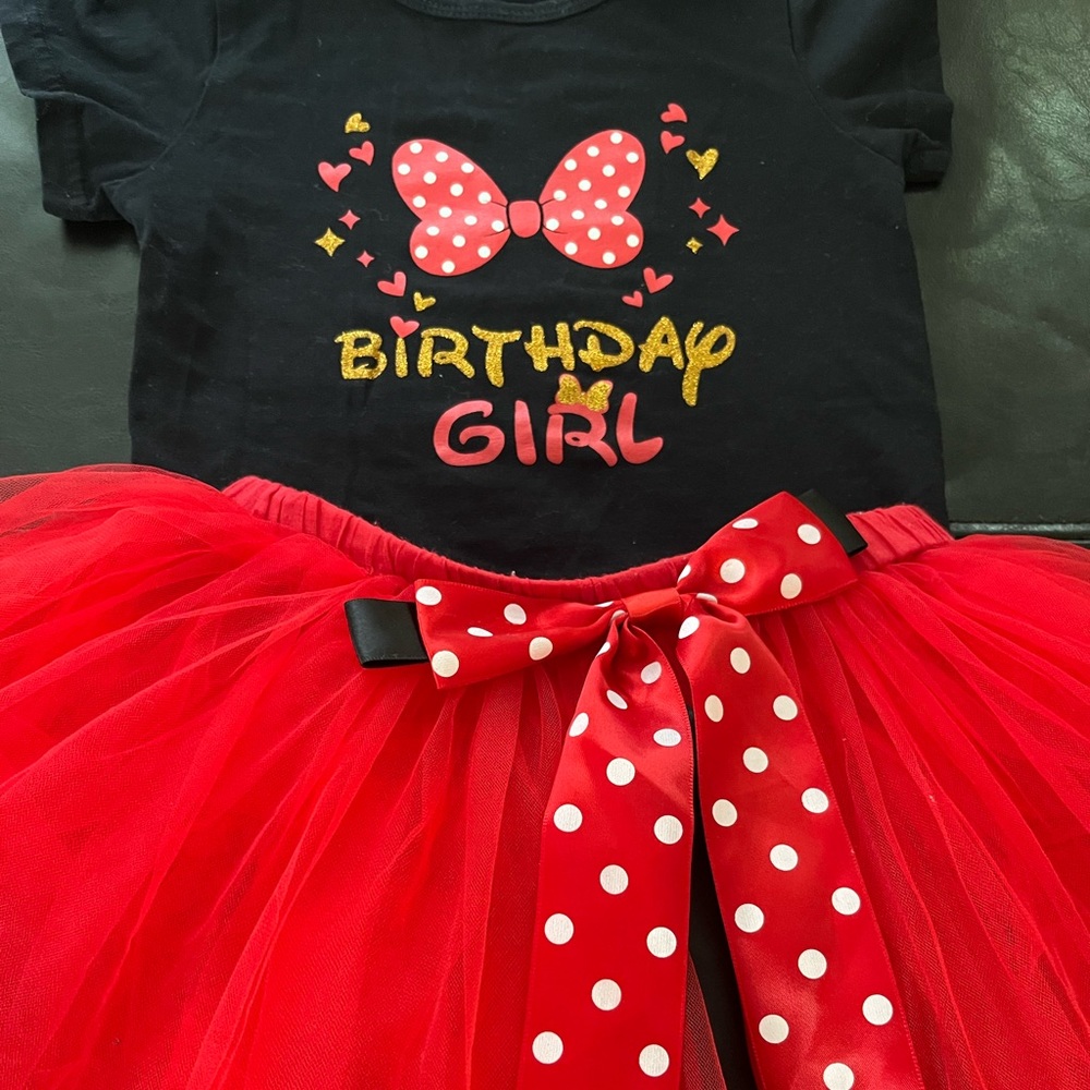 Minnie Mouse Birthday TuTu